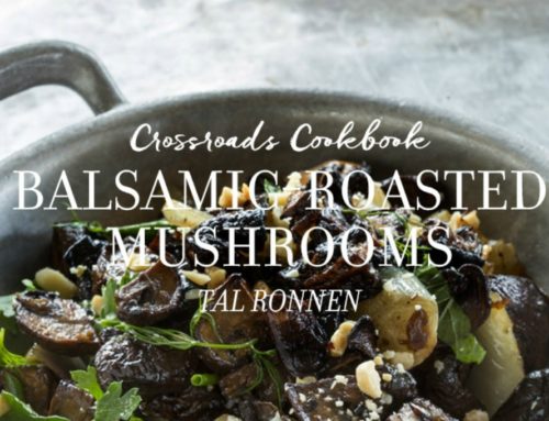 Balsamic-Roasted Mushrooms with Shallots and Toasted Marcona Almonds